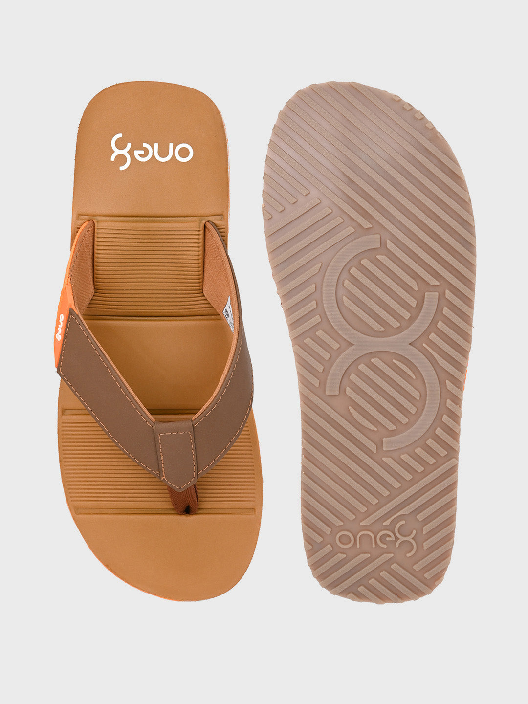 Men's Light-Weight Anti-Skid Bounce Back Mid-Sole Comfortable All Day Wear Slip-ons Slippers/Chappals/Flip-Flops