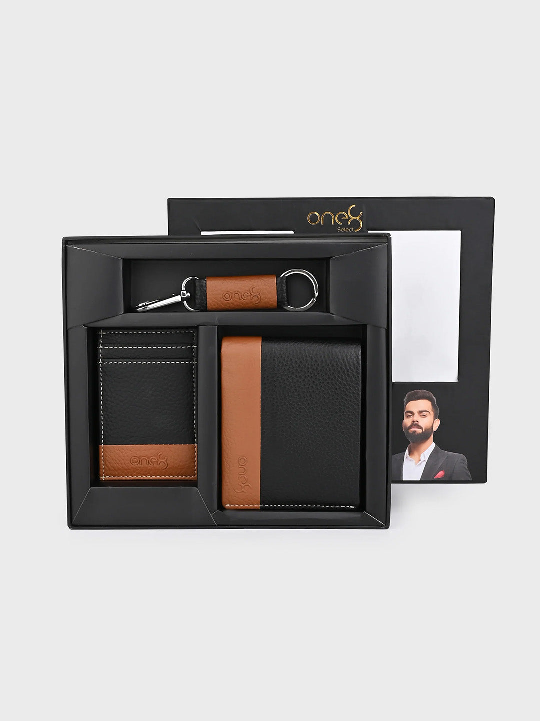 Two-Tone Leather Elegance Set