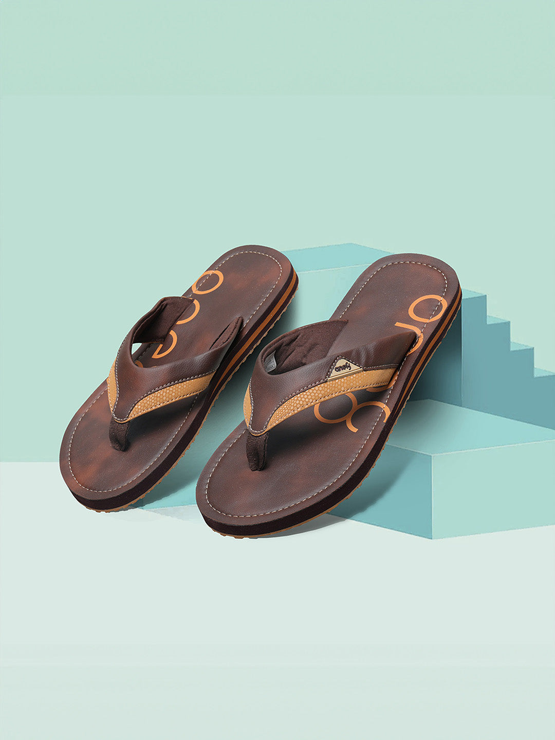 Men's Anti-Skid Rubber Sole Comfort Footbed Water-Resistant Light Weight Flip-Flops