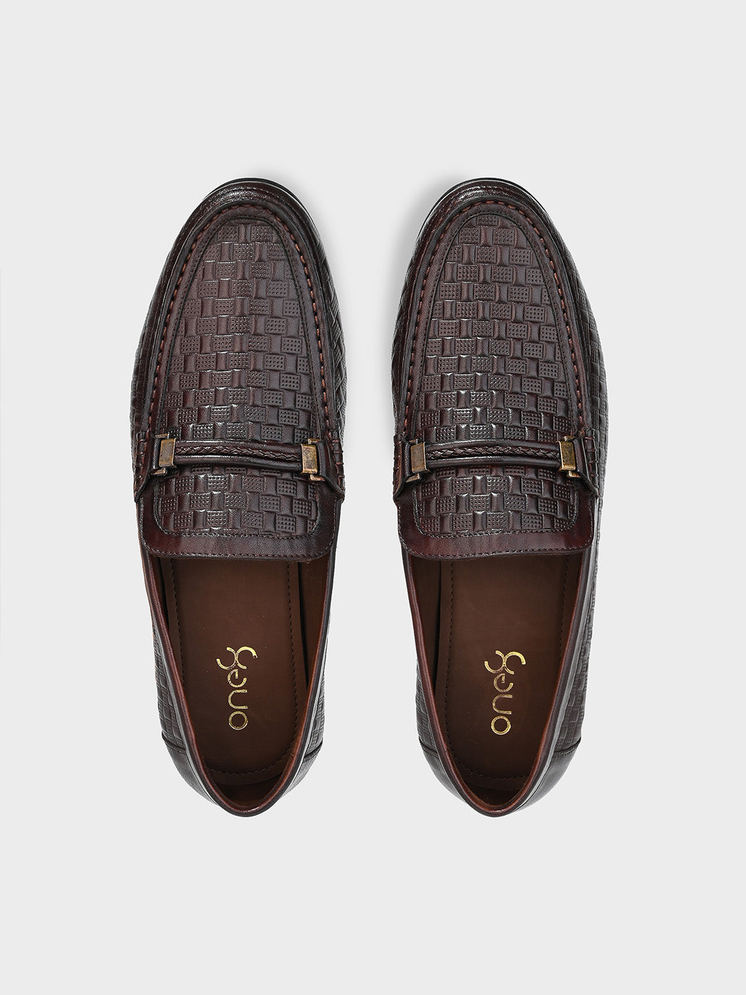 Men's Brown Leather Slip-On Loafers