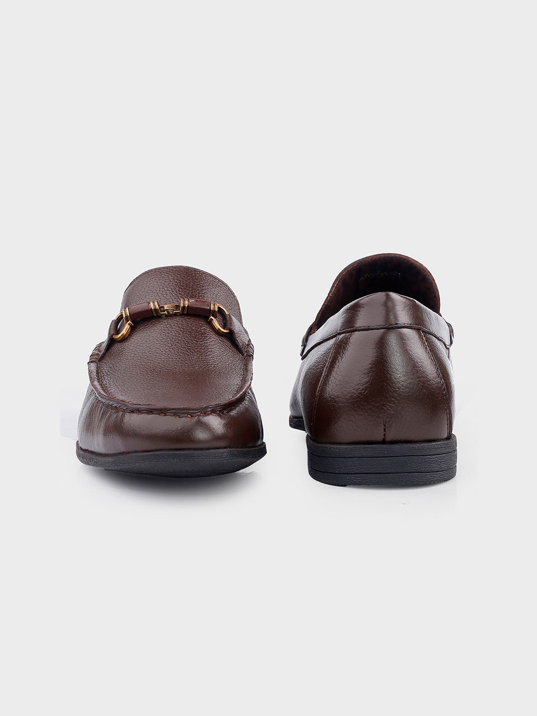 Brown Leather Slip-on Men's Loafer