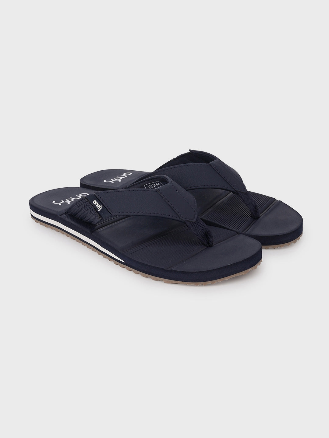 Men's Light-Weight Anti-Skid Bounce Back Mid-Sole Comfortable All Day Wear Slip-ons Slippers/Chappals/Flip-Flops