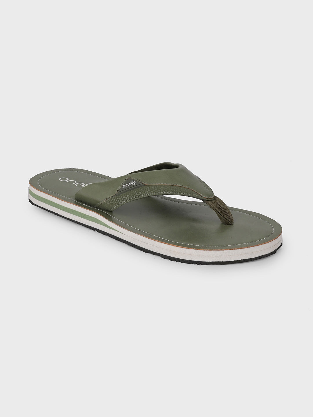 Bounce-Back Comfort Slides in Olive