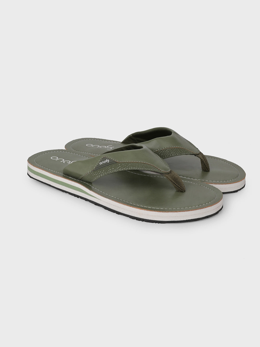 Bounce-Back Comfort Slides in Olive