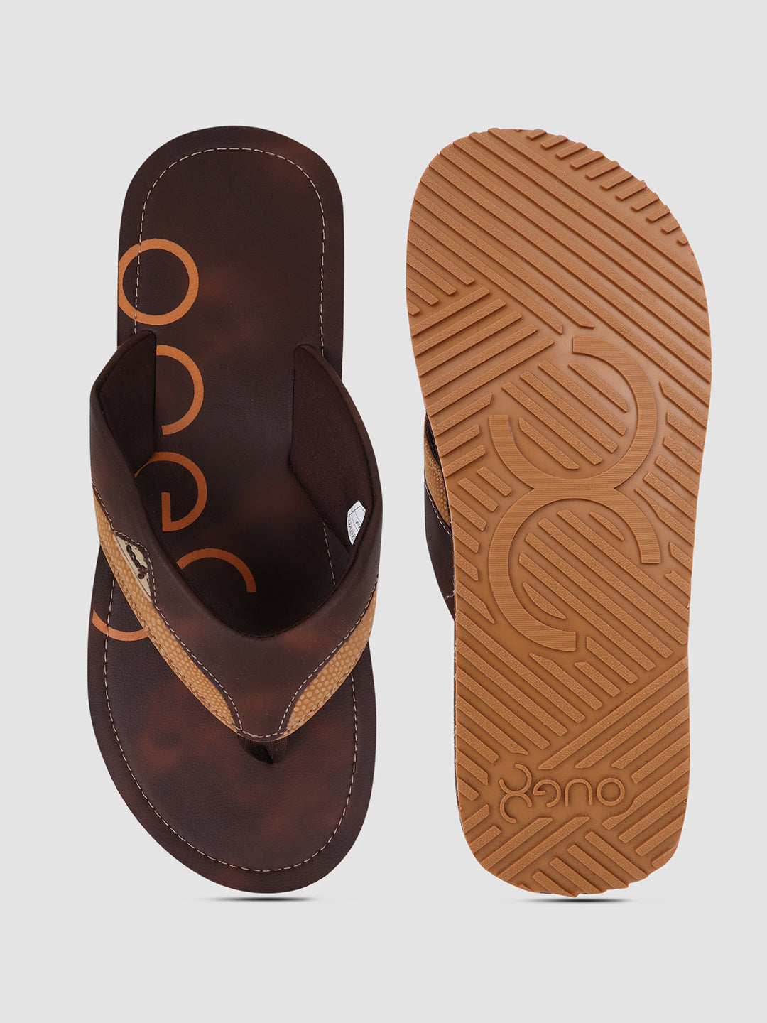 Men's Anti-Skid Rubber Sole Comfort Footbed Water-Resistant Light Weight Flip-Flops