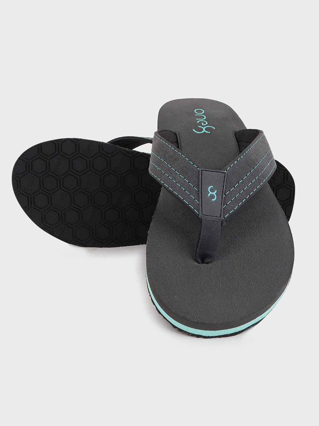 Men's Anti-Skid Rubber Sole Comfort Footbed Water-Resistant Light Weight Flip-Flops