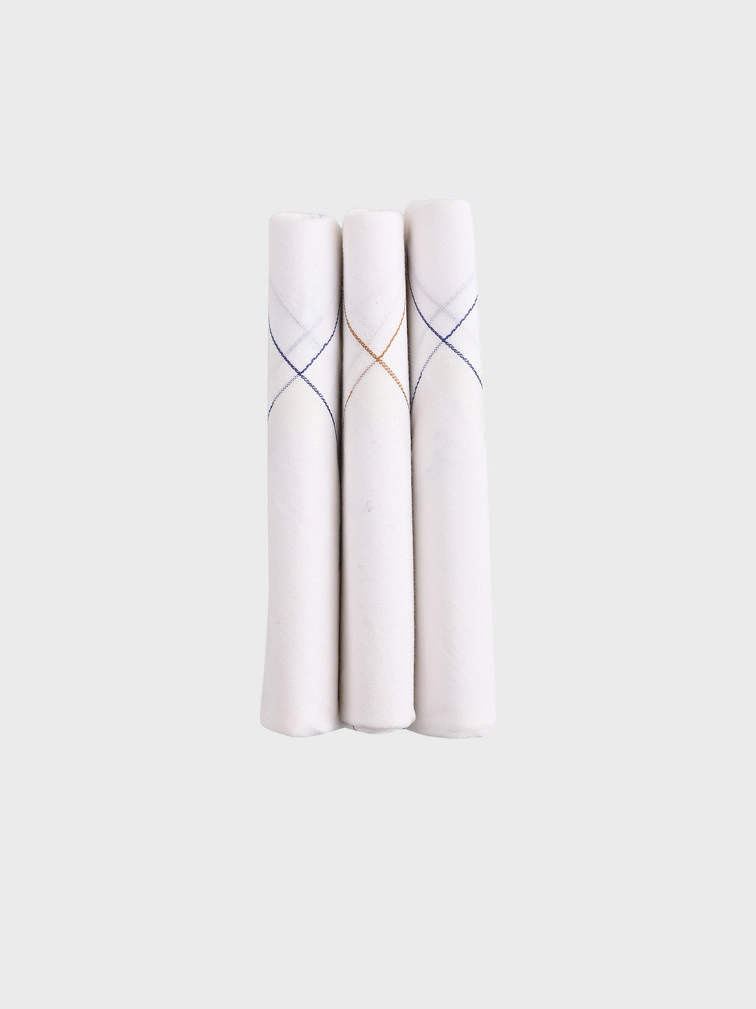 Premium Cotton Anti-Bacterial Handkerchiefs For Men (Pack of 3)